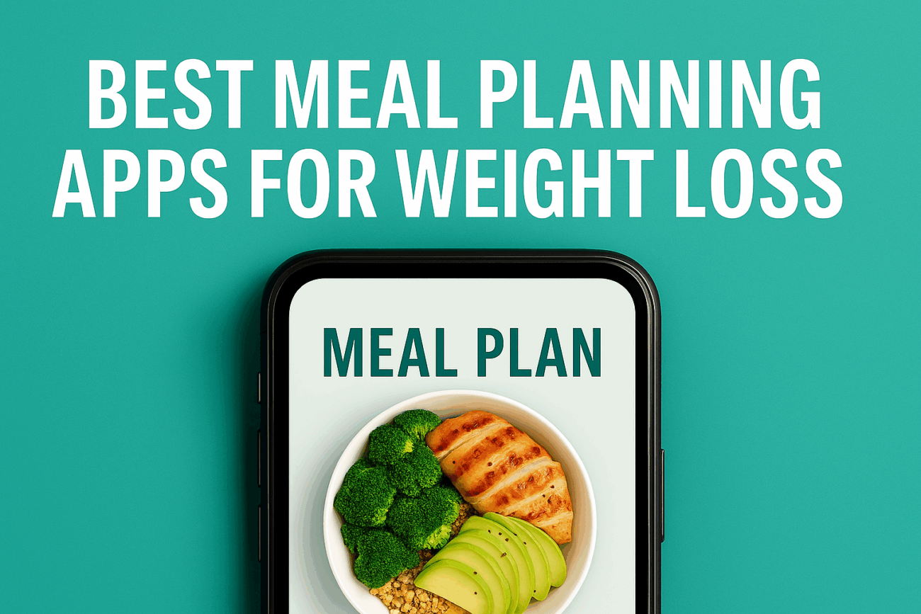 Illustration of best meal planning apps for weight loss in 2025