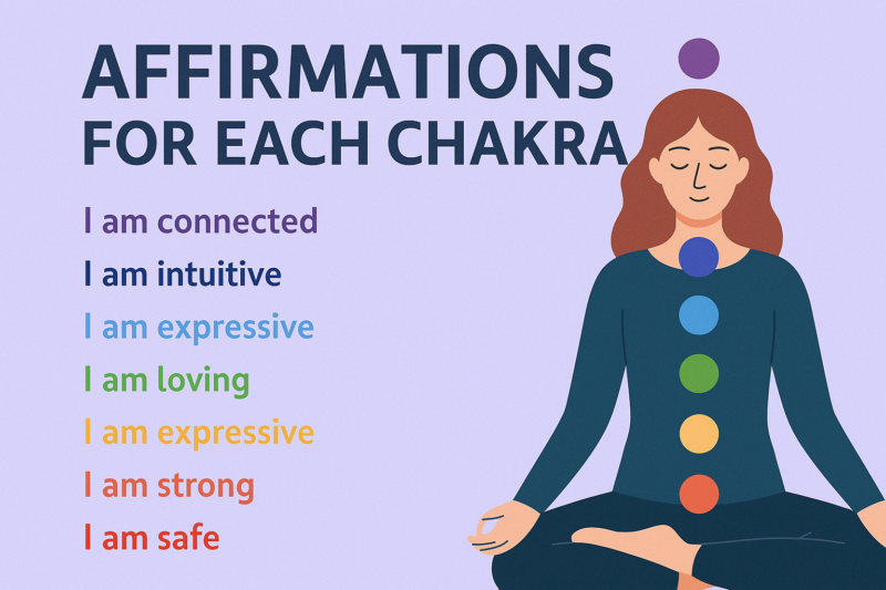Affirmations for Each Chakra: Unlock Healing & Energy Alignment Through Words