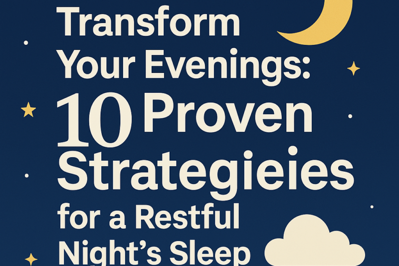 Nighttime Routine for Better Sleep: 10 Strategies to Sleep Deeper & Wake Up Refreshed