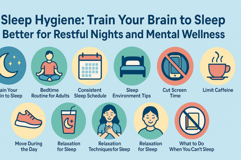 🧠 Sleep Hygiene: Train Your Brain to Sleep Better for Restful Nights and Mental Wellness