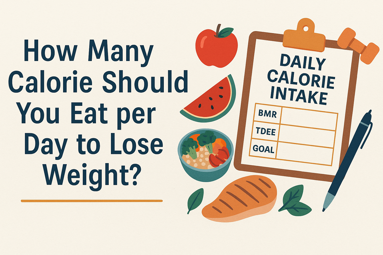 How Many Calories Should You Eat per Day to Lose Weight