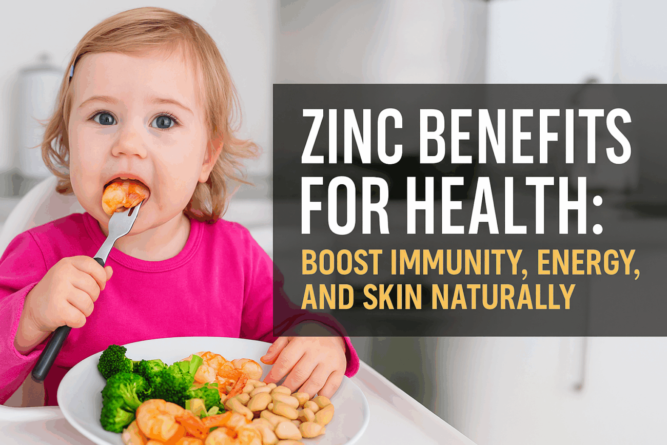 girl eating zinc rich food